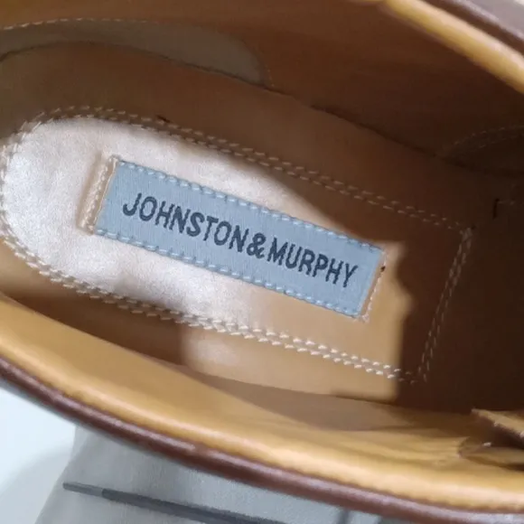Johnson and murphy leather shoes