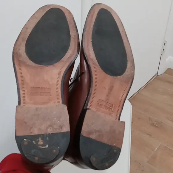Johnson and murphy leather shoes