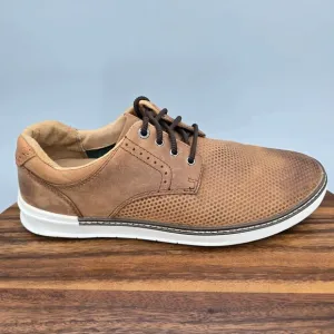 Johnston &amp; Murphy Golf Shoes Men's 9.5 M Brown Leather GL2 Hybrid Spikeless