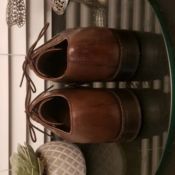 Johnston &amp; Murphy Made In Italy Beautiful Brown Leather Men's Shoe 11