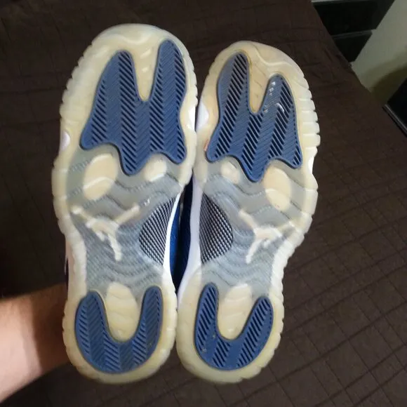 Jordan 11 Low Shoes Sneakers Boys 7Y Snakeskin Pattern Retro OF 90's