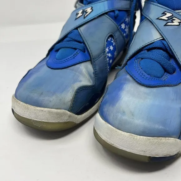 Jordan‎ 8 Retro Snow Blizzard Color Blue 305368-400 size 7Y