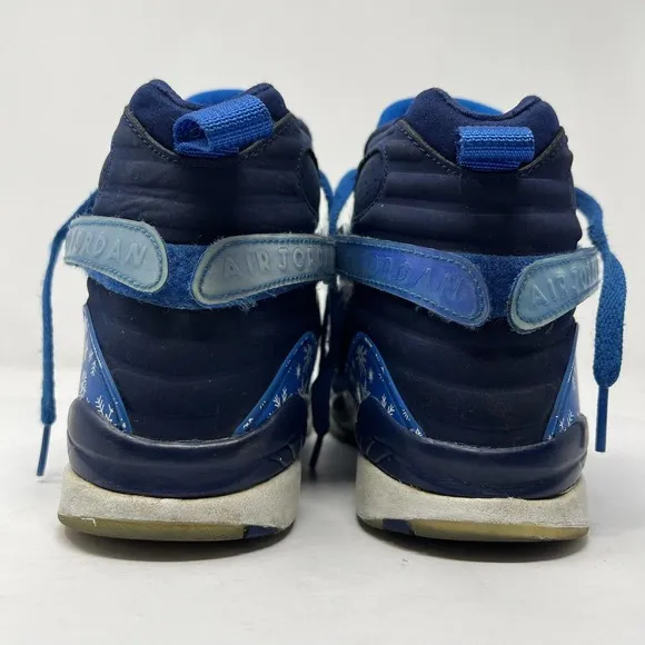 Jordan‎ 8 Retro Snow Blizzard Color Blue 305368-400 size 7Y