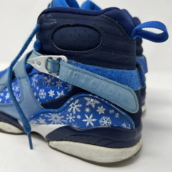 Jordan‎ 8 Retro Snow Blizzard Color Blue 305368-400 size 7Y