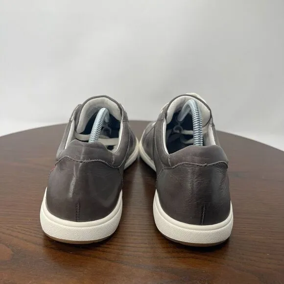 Josef Seibel Caren 01 Shoes‎ Women's 40 / 9 Gray Leather Lace Up Sneakers 67701