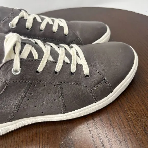 Josef Seibel Caren 01 Shoes‎ Women's 40 / 9 Gray Leather Lace Up Sneakers 67701
