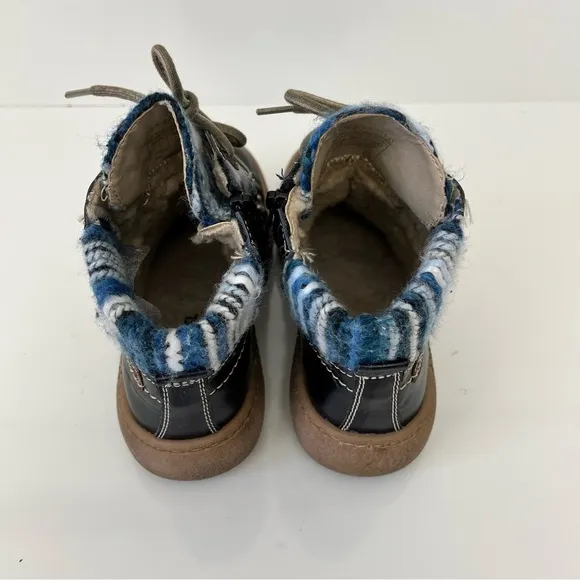 JOSEF SEIBEL Maren 06 Lace Up Boots in New Ocean Leather NEW