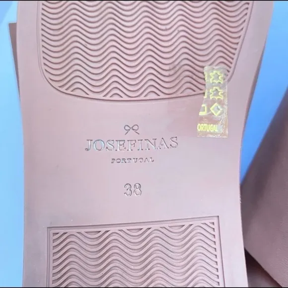 Josefinas light pink leather luxe fashion sneakers shoes