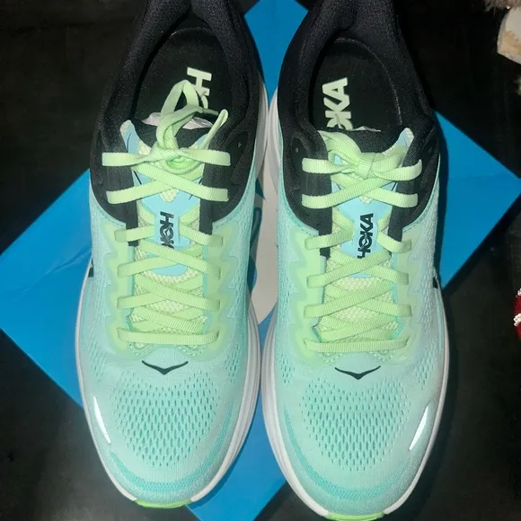 Just Released! HOKA Mens Running Shoes - Mint Green