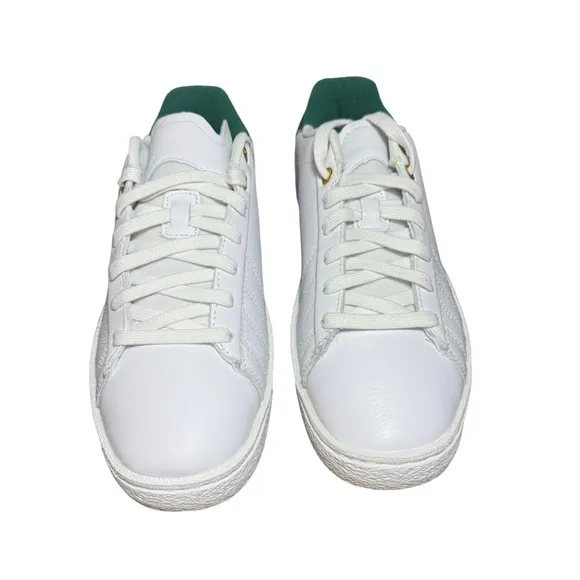K-Swiss Men's White and Green Sneakers size 8