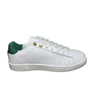 K-Swiss Men's White and Green Sneakers size 8