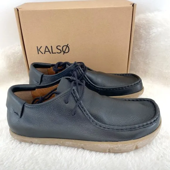 Kalso Women's Earth Shoes, The Chukka, Darby, Leather, Black, Size 10