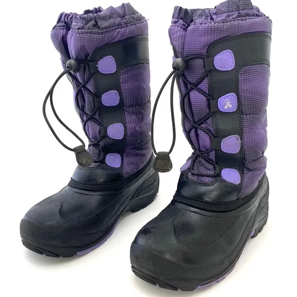 Kamik Big Girl Youth Purple Moonracer Winter Boots SZ 4