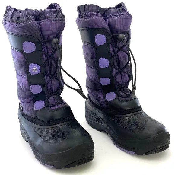 Kamik Big Girl Youth Purple Moonracer Winter Boots SZ 4