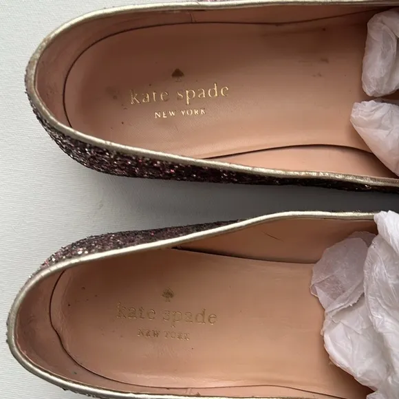 💖Kate Spade glitter loafers💖