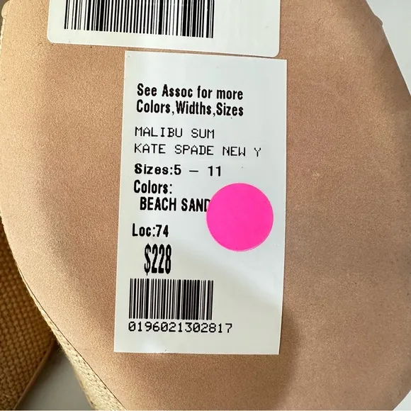 Kate Spade New York® Malibu Heeled Sandals Size 9 B in Beach Sand New No Box