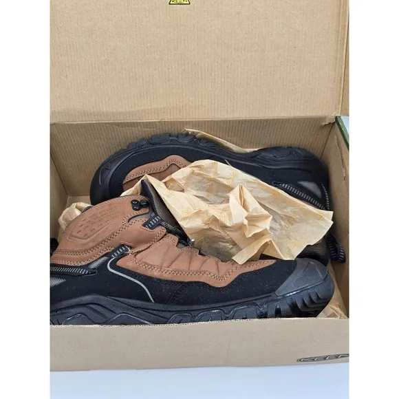 Keen Mens Comfortable Targhee IV Mid Waterproof Hiking Boots - Leather SZ 10.5