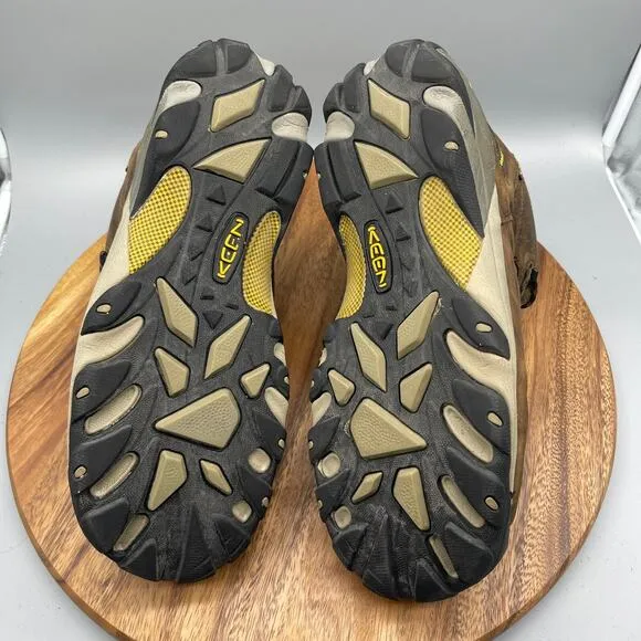 Keen Mens Targhee II Hiking Boots Size 14 W Brown Leather Waterproof 1013124