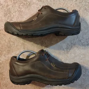 Keen Portsmouth II Shoes Men’s 11 Leather Brown Lace Up Casual Outdoor Sneakers