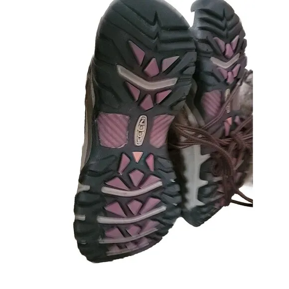 Keen Targhee III Waterproof Hiking Shoes Women's Size 8 Brown Pink