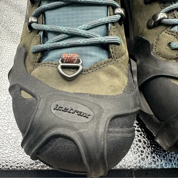 Keen Womens 9 Revel IV Mid Polar Hiking Boots Waterproof Dry Warm Green Aqua