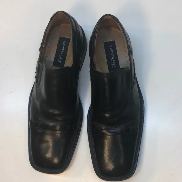 Kenneth Cole New York Black Leather Shoes Size 7