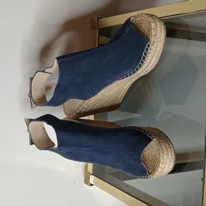 Kennith Cole Olivia Espadrille Wedge Sandal Size 7