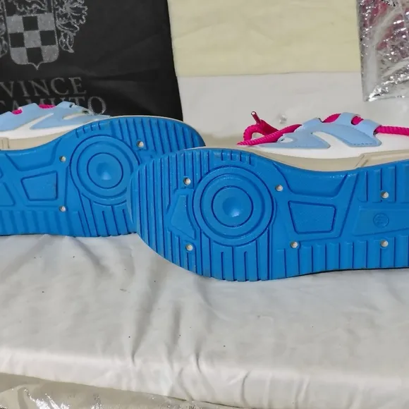 Kids Shoes - Blue and Pink In Size 38 Europe Us siz 6.5