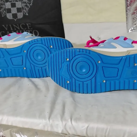 Kids Shoes - Blue and Pink In Size 38 Europe Us siz 6.5