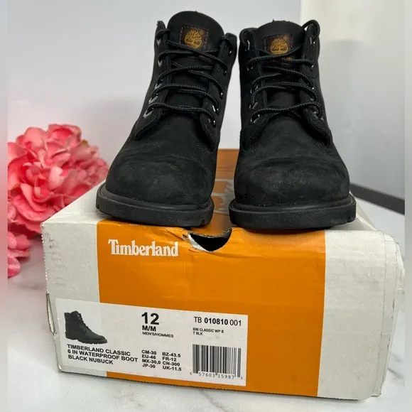 Kids TIMBERLAND Nubuck 6 inch Boot (Toddler)