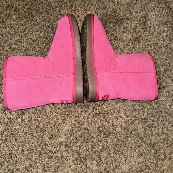 Koolaburra by UGG Suede Boots Raspberry Rose Size 4y (6 Wmn)