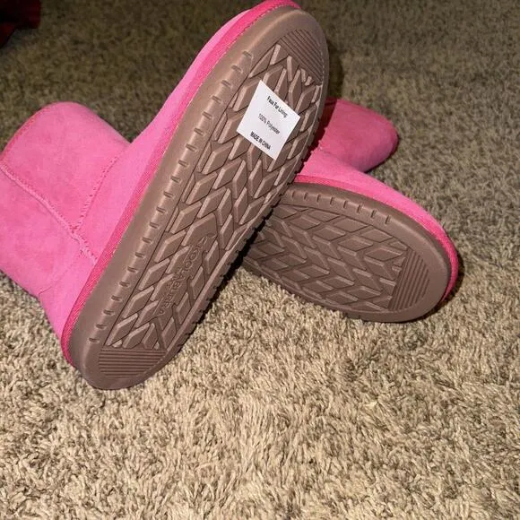 Koolaburra by UGG Suede Boots Raspberry Rose Size 4y (6 Wmn)