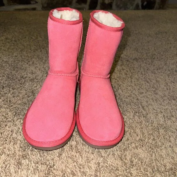 Koolaburra by UGG Suede Boots Raspberry Rose Size 4y (6 Wmn)