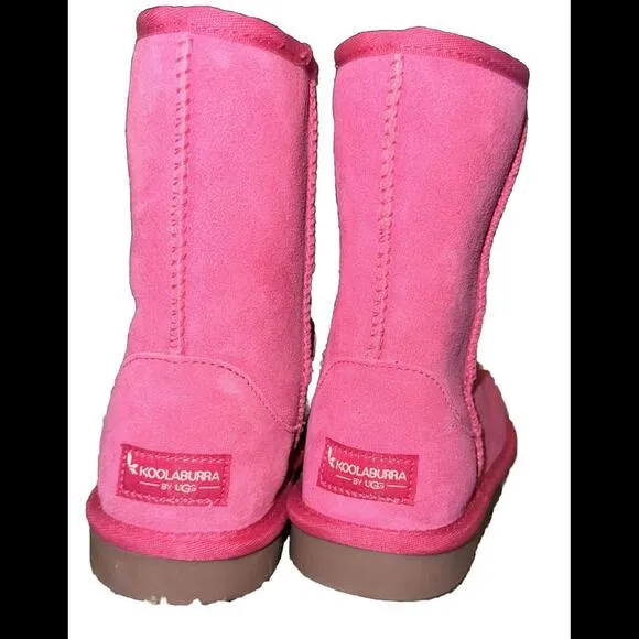 Koolaburra by UGG Suede Boots Raspberry Rose Size 4y (6 Wmn)
