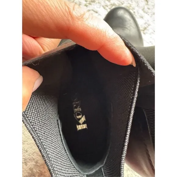 KORKS NWOB Elsie Black Block Heel Ankle Bootie