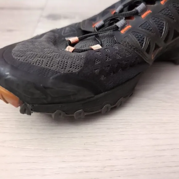 La Sportiva Bushido II Shoes Mens Size 10 Black Hiking Trail Run Shoes LaSportiv