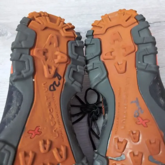 La Sportiva Bushido II Shoes Mens Size 10 Black Hiking Trail Run Shoes LaSportiv
