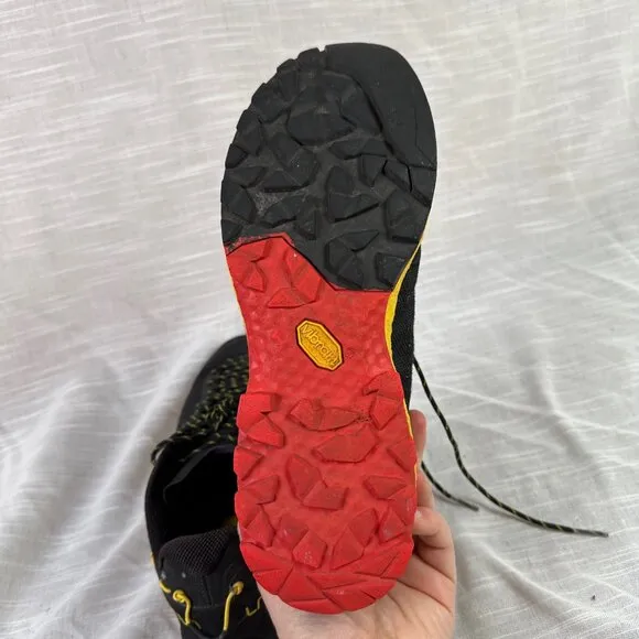 La Sportiva TX Guide Approach Vibram Shoes Men's Black &amp; Yellow Size US 9 / UK 8