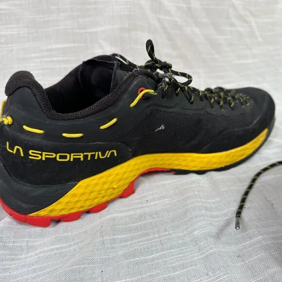 La Sportiva TX Guide Approach Vibram Shoes Men's Black &amp; Yellow Size US 9 / UK 8