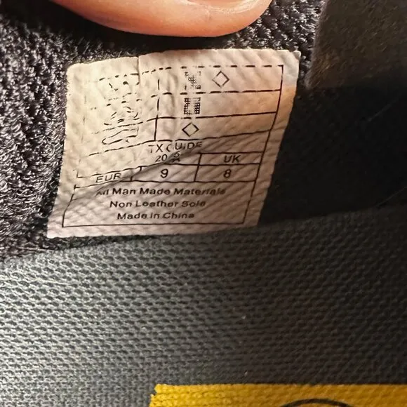 La Sportiva TX Guide Approach Vibram Shoes Men's Black &amp; Yellow Size US 9 / UK 8