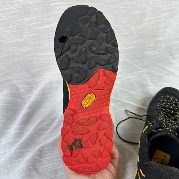 La Sportiva TX Guide Approach Vibram Shoes Men's Black &amp; Yellow Size US 9 / UK 8