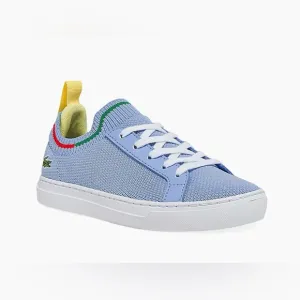 Lacoste La Piquee light blue textile sneakers Toddler SIZE 4 NWT