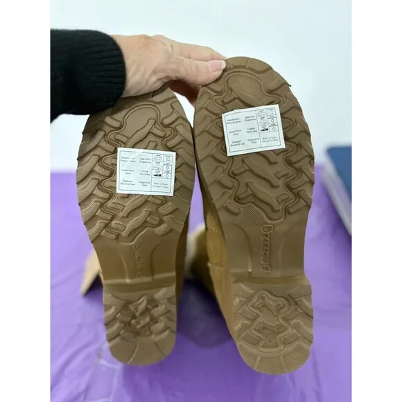Ladies Bearpaw Kathleen Brown Boots New In Box Size 6