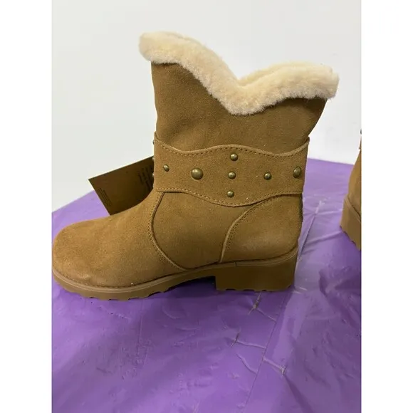 Ladies Bearpaw Kathleen Brown Boots New In Box Size 6