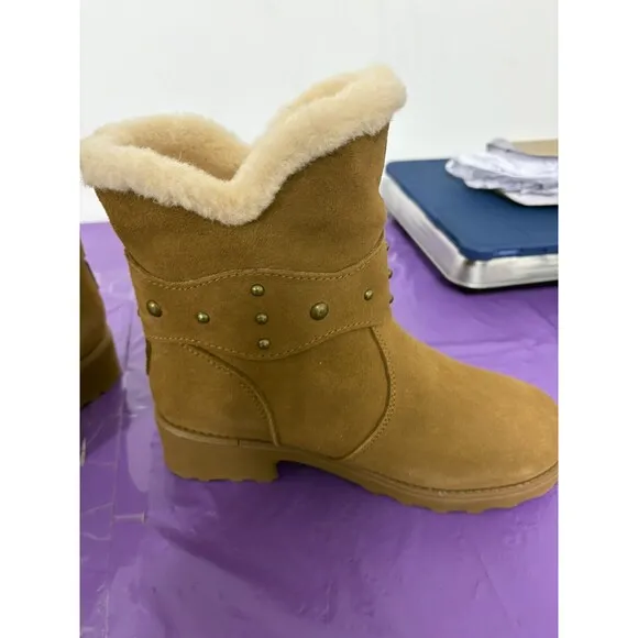 Ladies Bearpaw Kathleen Brown Boots New In Box Size 6