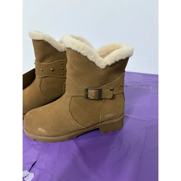 Ladies Bearpaw Kathleen Brown Boots New In Box Size 6