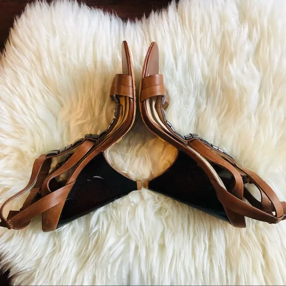 Lamb Embellished Leather Statement Shoes
