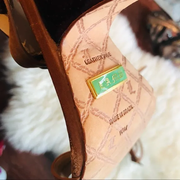 Lamb Embellished Leather Statement Shoes