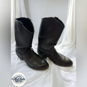 Langlitz Leathers Wesco Engineer Boss Boots 11.5D Motorcycle Boots RARE Custom