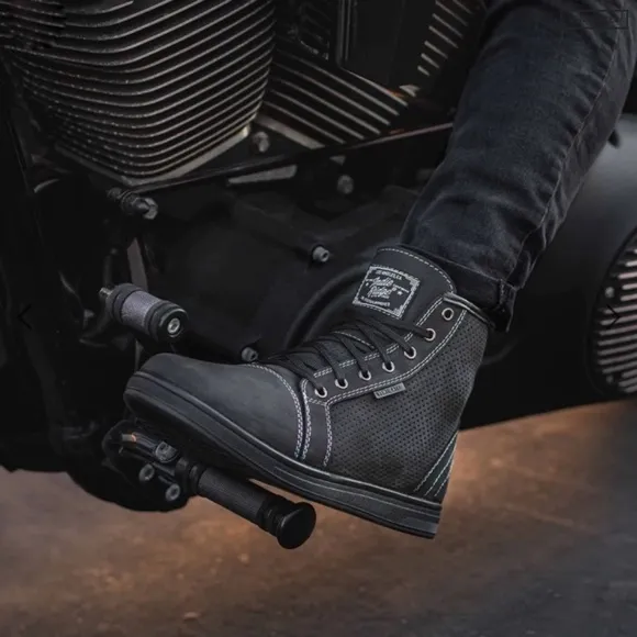 Leather motorcycle boots - The Knight
